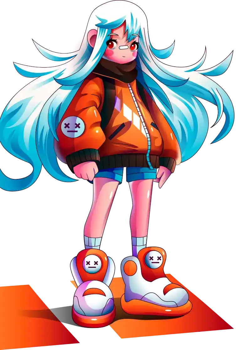 Animated Girl Image